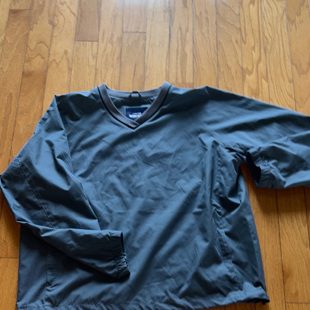 Lands' End Men's Dark Gray Long Sleeve Shirt